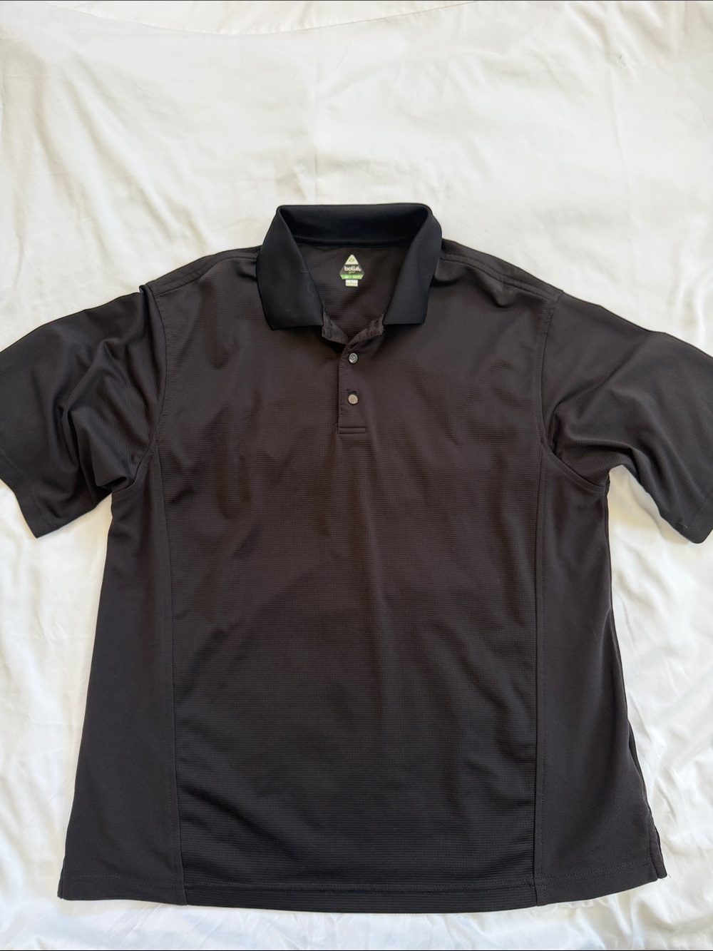 Bollé Golf Men's Black Performance Polo Shirt - L